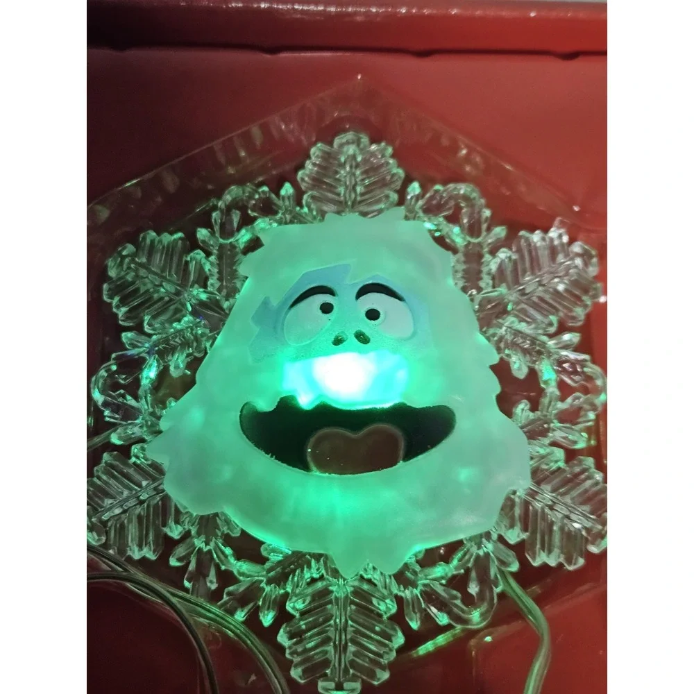 Rudolph Red Nosed Reindeer Musical String Lights 6 Count LED Color Changing